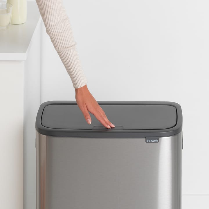 Bo touch bin 60 L, Mattborstat stål Brabantia