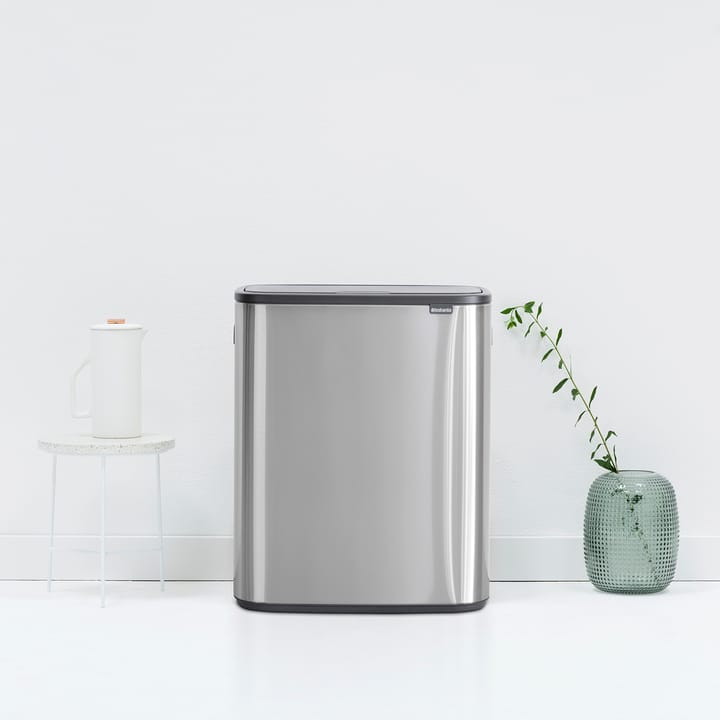 Bo touch bin 60 L, Mattborstat stål Brabantia