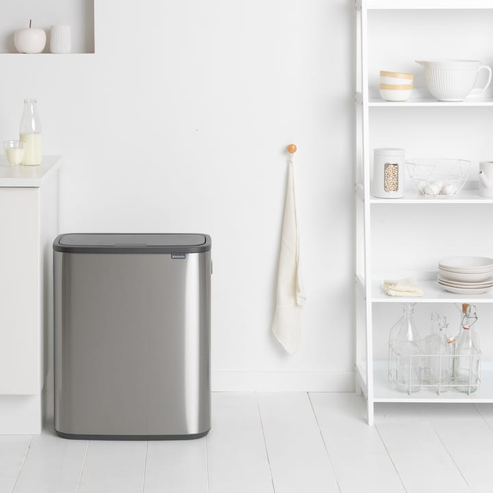 Bo touch bin 60 L, Mattborstat stål Brabantia