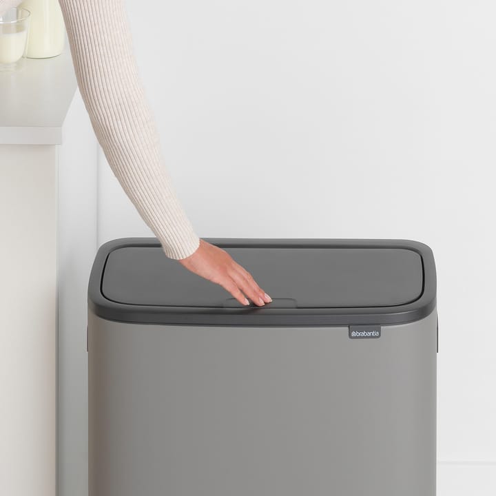 Bo touch bin 60 L, Mineral concrete grey Brabantia