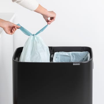 Bo touch bin high 2x30 L - Matt svart - Brabantia