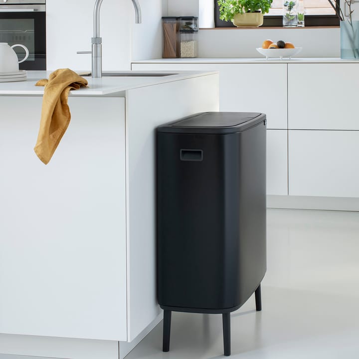 Bo touch bin high 2x30 L, Matt svart Brabantia