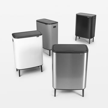 Bo touch bin high 2x30 L - Matt svart - Brabantia