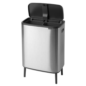 Bo touch bin high 2x30 L - Mattborstat stål - Brabantia