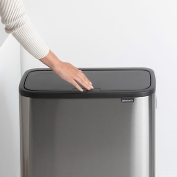 Bo touch bin high 2x30 L - Mattborstat stål - Brabantia