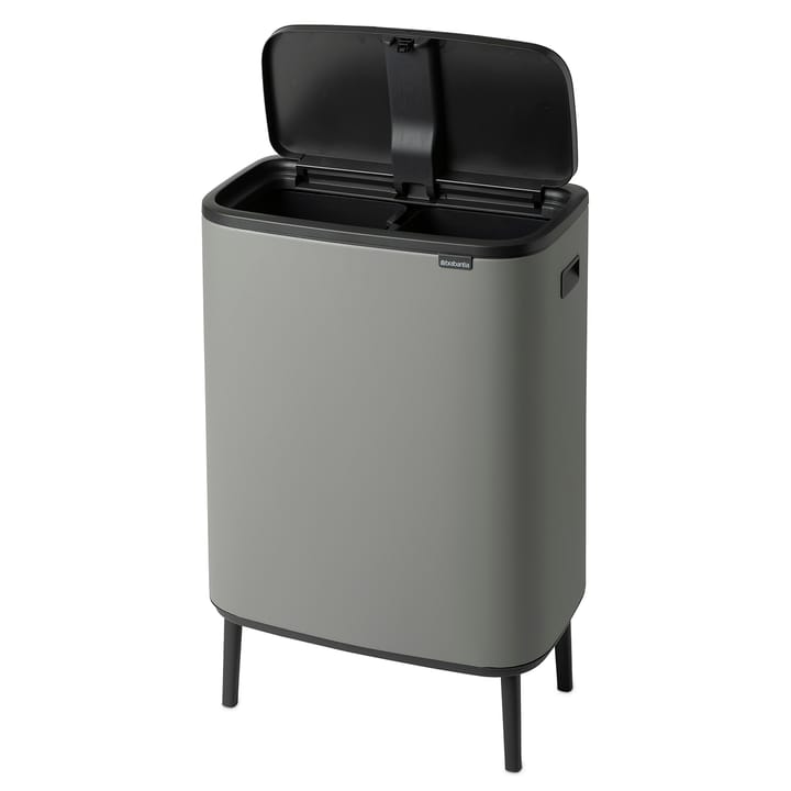 Bo touch bin high 2x30 L, Mineral concrete grey Brabantia