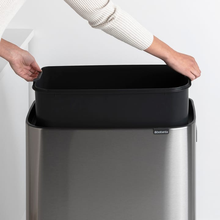 Bo touch bin high 60 L, Mattborstat stål Brabantia