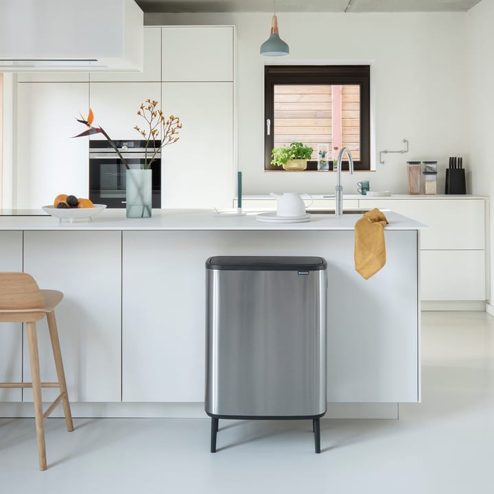 Bo touch bin high 60 L, Mattborstat stål Brabantia