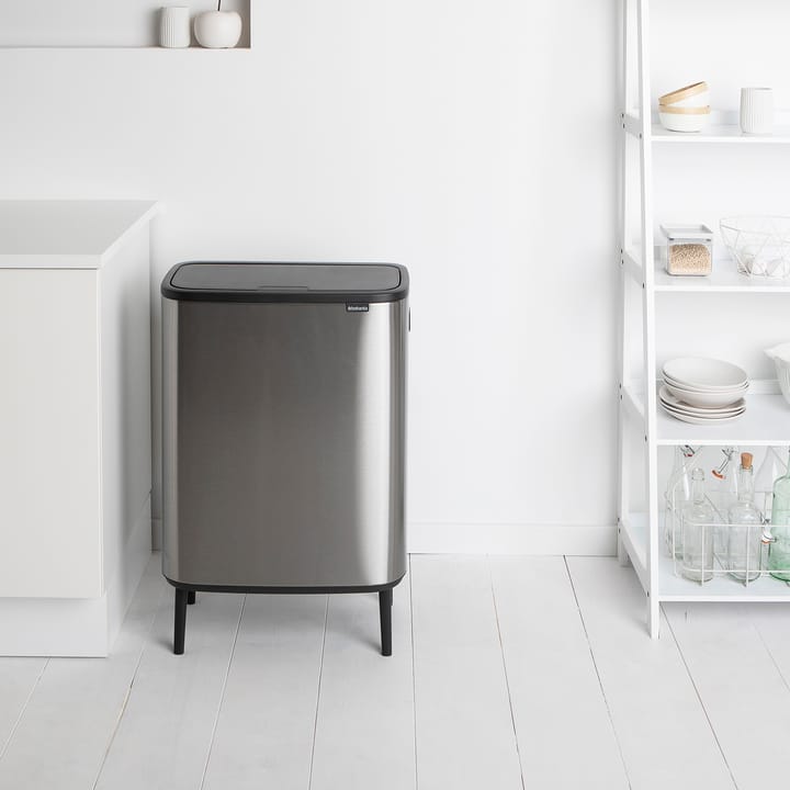 Bo touch bin high 60 L, Mattborstat stål Brabantia