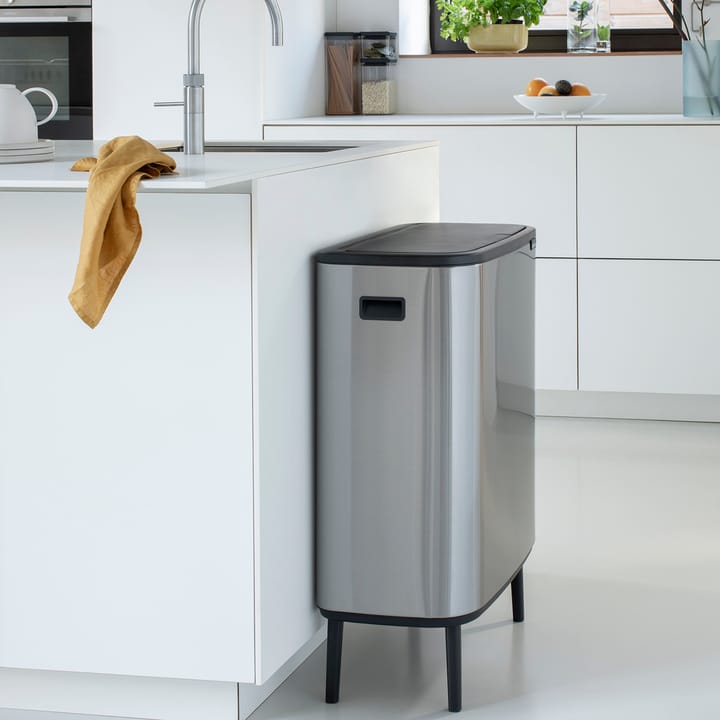 Bo touch bin high 60 L, Mattborstat stål Brabantia