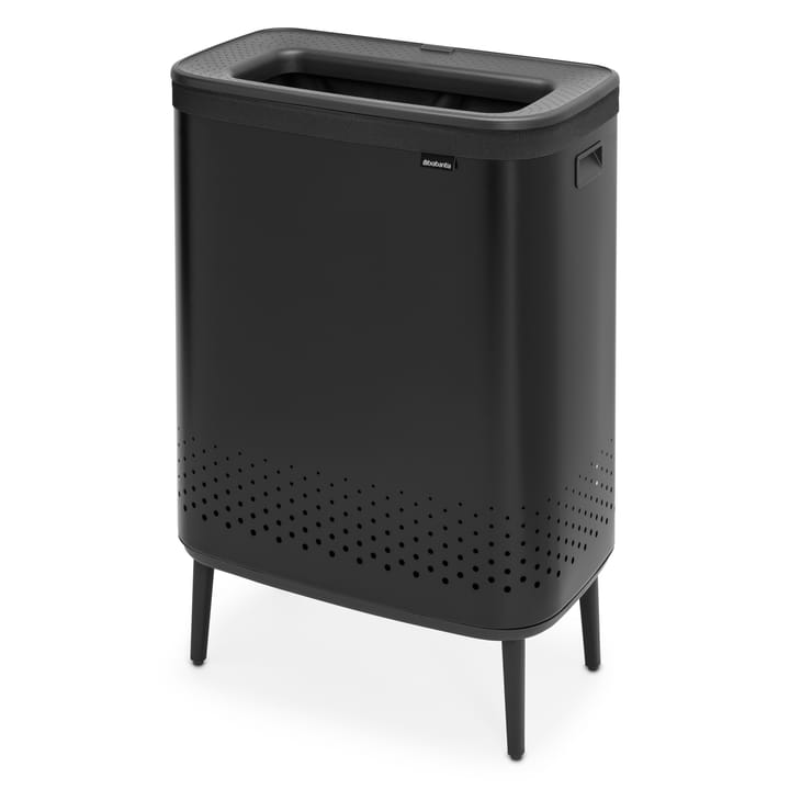 Bo tv�ättkorg high 2x45 L, Matt svart Brabantia