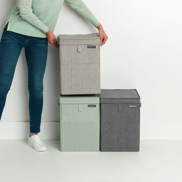 Brabantia stapelbar tvättkorg 35 liter - Mörkgrå - Brabantia