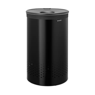 Brabantia tvättkorg plastlock 60 L - Mattsvart - Brabantia