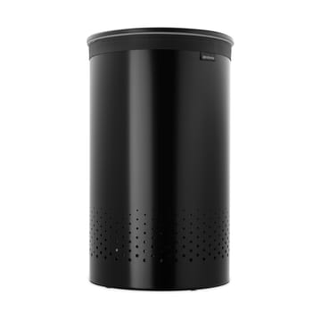 Brabantia tvättkorg plastlock 60 L - Mattsvart - Brabantia