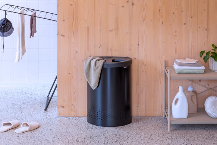 Brabantia tvättkorg selector 55 L, Mattsvart Brabantia