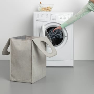 Brabantia tvättkorg tyg rektangulär 55 liter - Ljusgrå - Brabantia