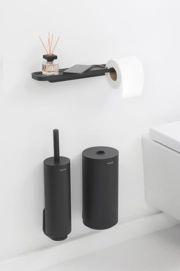 MindSet Toalettpappershållare med Hylla - Mineral Infinite Grey - Brabantia