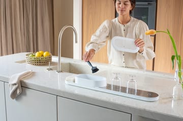 SinkStyle diskbänksorganiserare set 2 delar - Mineral Fresh White - Brabantia