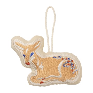 Broste Copenhagen Baby Deer julhänge Warm beige