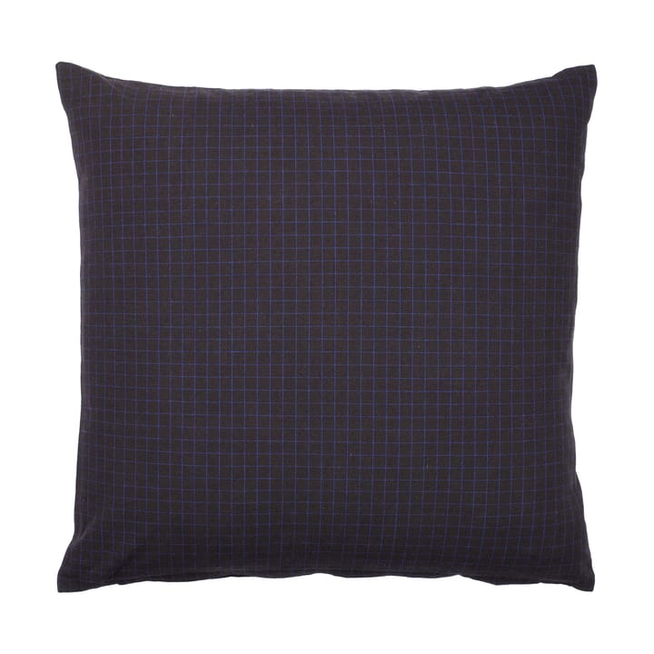 Bodil kuddfodral 50x50 cm, Black-intense blue Broste Copenhagen