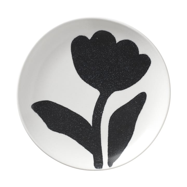 Flora tallrik Ø15 cm - Black-off white - Broste Copenhagen