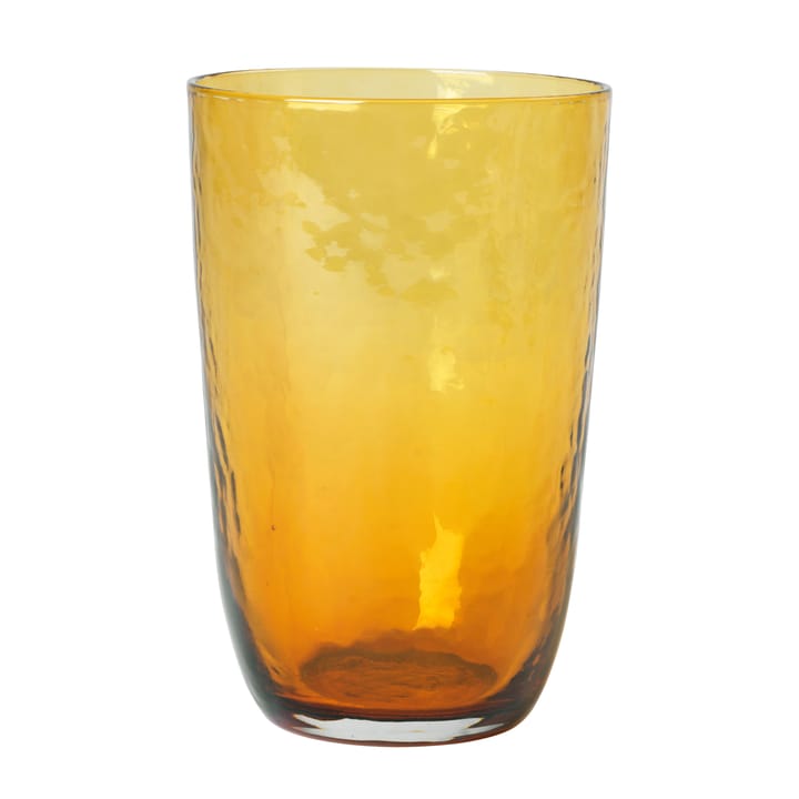 Hammered dryckesglas 50 cl - Amber - Broste Copenhagen