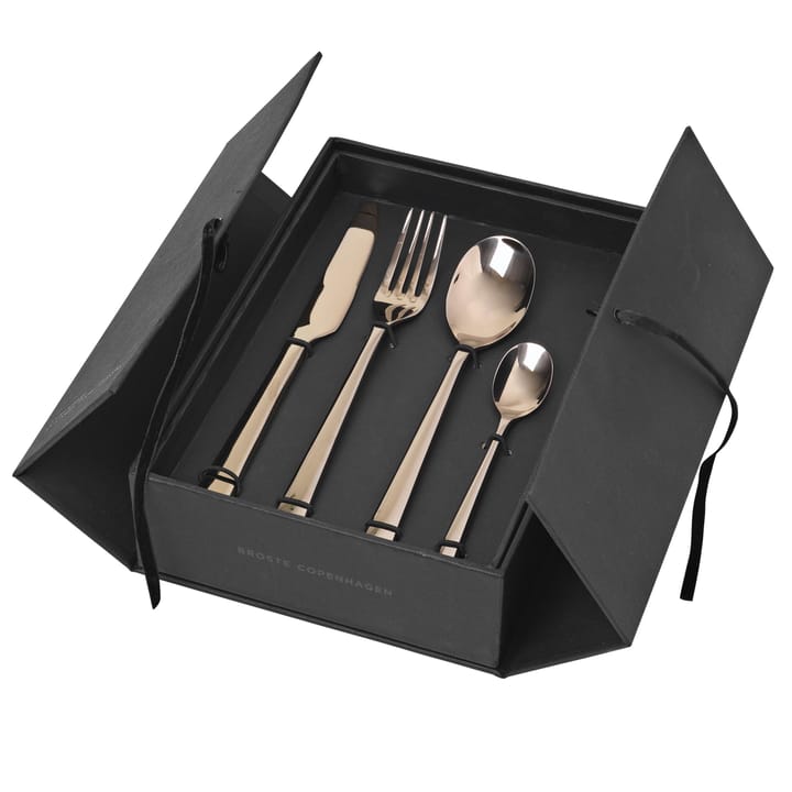 Hune bestick 16 delar, titanium espresso Broste Copenhagen