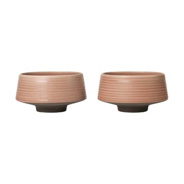 Miko skål Ø14 cm 2-pack - Dusty pink - Broste Copenhagen