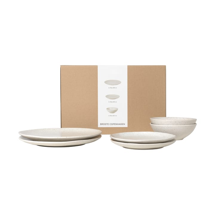 Nordic Vanilla dinnerset för två, 6 delar Broste Copenhagen