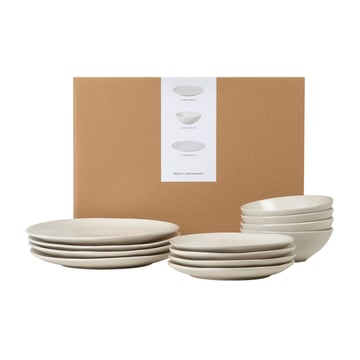 Broste Copenhagen Nordic Vanilla servisset 12 delar