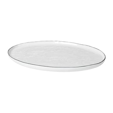 Broste Copenhagen Salt oval tallrik 26,5×38,5 cm