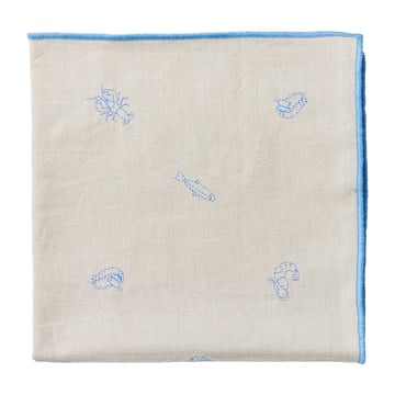 Broste Copenhagen Sea tygservett 45×45 cm Serenity blue