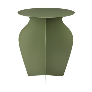 Broste Copenhagen Urna sidobord Ø35×45 cm Grape leaf green