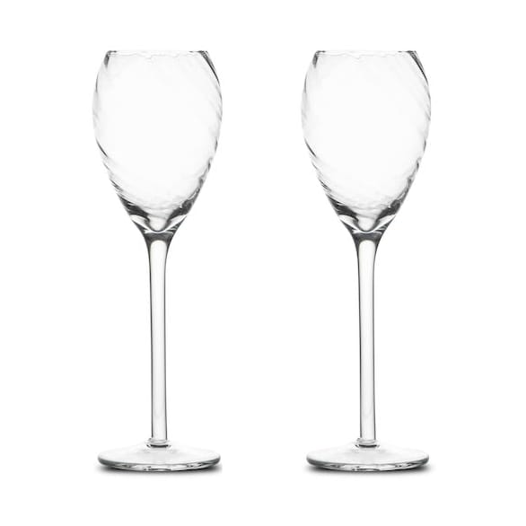 Opacity champagneglas 16 cl 2-pack, Klar Byon