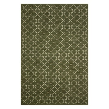 Chhatwal & Jonsson New Geometric matta 180×272 cm Green melange- off white