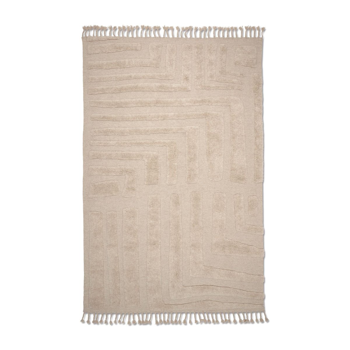 Classic Collection Field ullmatta 200x300 cm Natural Beige