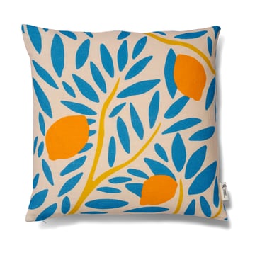 Classic Collection Sunny citrus kuddfodral 50×50 cm Blå