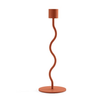 Cooee Design Curved ljusstake 23 cm Brick red