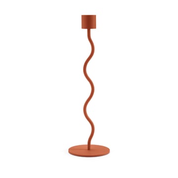 Cooee Design Curved ljusstake 26 cm Brick red