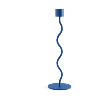 Cooee Design Curved ljusstake 26 cm Cobalt Blue