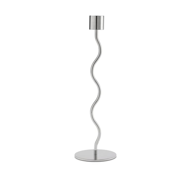 Curved ljusstake 26 cm, Stainless Steel Cooee Design