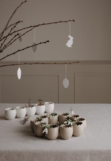 Easter line påskdekoration - White - Cooee Design