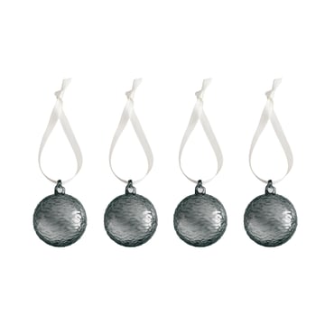 Cooee Design Gry Marble julkula Ø5 cm 4-pack Smoke