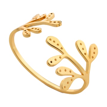 Cooee Design Mistletoe servettring 2-pack Brass