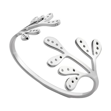 Cooee Design Mistletoe servettring 2-pack Stainless Steel