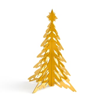 Cooee Design Pinetree dekorationsgran 15 cm Brass