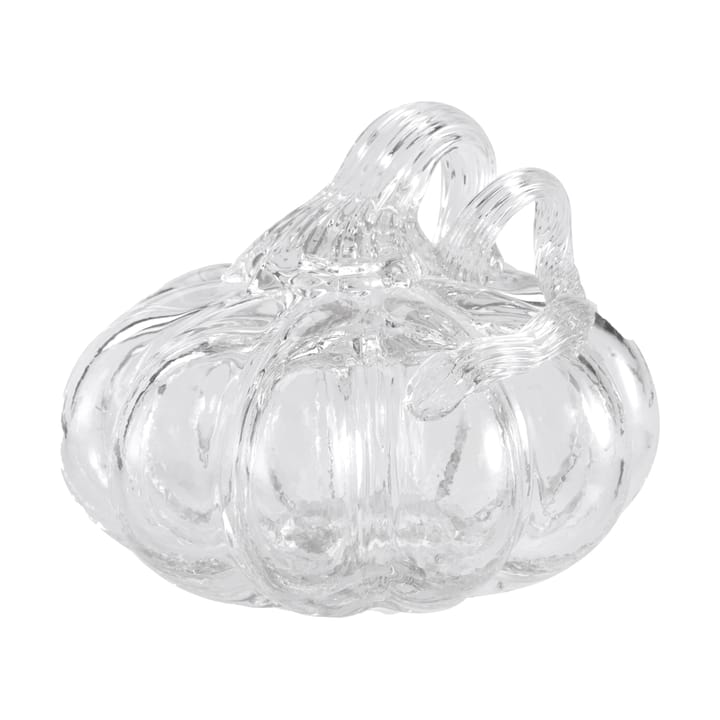 Pumpkin dekoration 8 cm, Clear Cooee Design