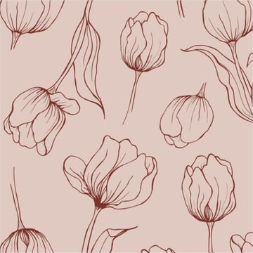 Cooee Design Tulipa servetter 33×33 cm 18-pack Blush