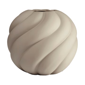 Cooee Design Twist ball vas 12 cm Sand