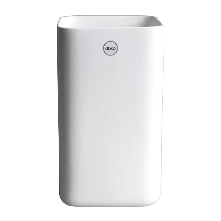 Cube kruka large 13 cm, Matte white DBKD